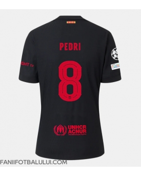 Barcelona Pedri Gonzalez #8 Tricou Fotbal Replică 2024-25 Barbati Deplasare